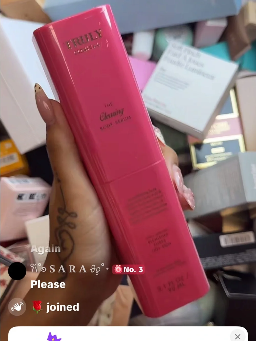 TRULY Bright Pink Cleansing Body Serum